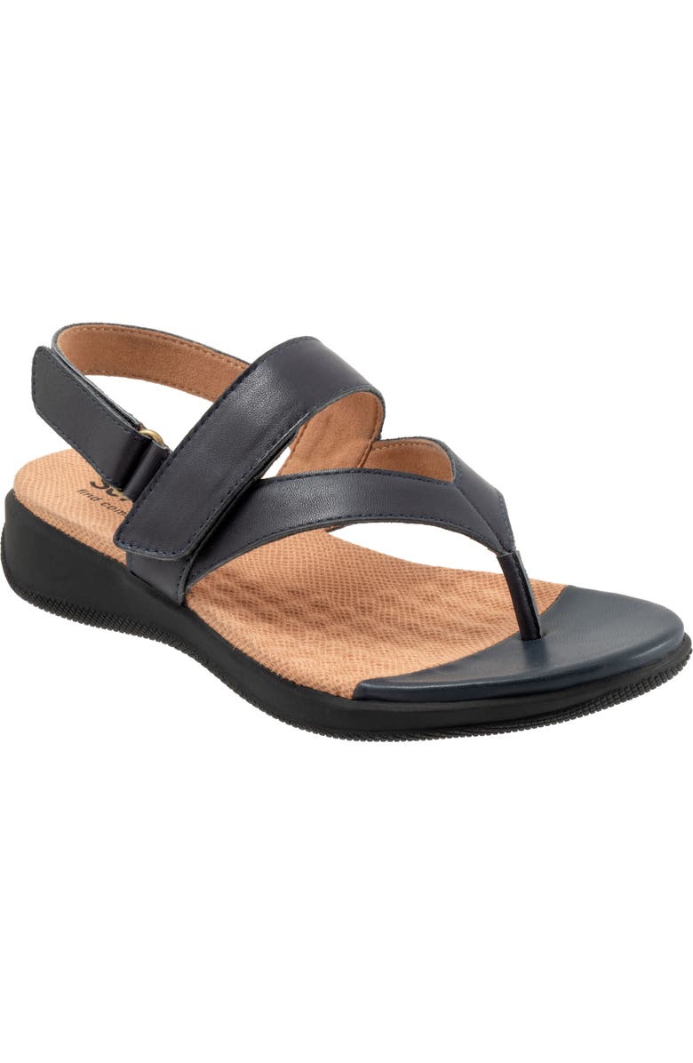 SoftWalk<sup>®</sup> Tracy Slingback Sandal - Multiple Widths Available, Main, color, Navy