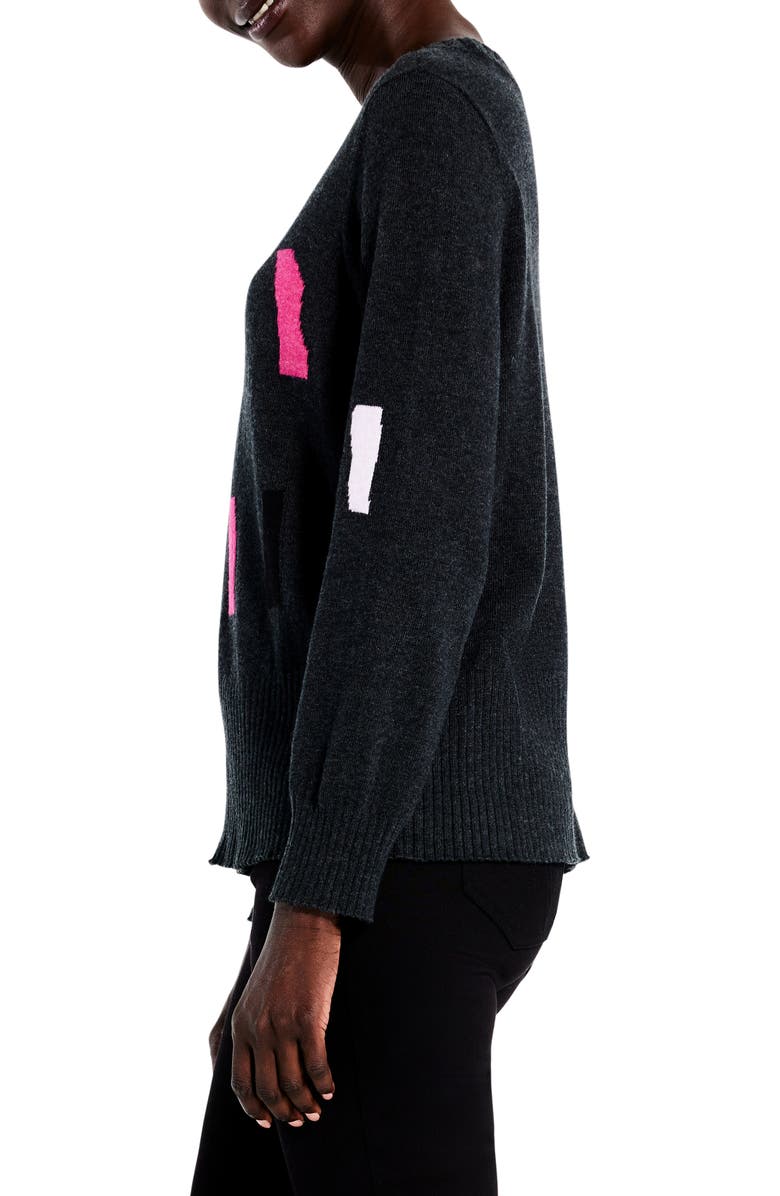 NIC+ZOE Falling Frost Cotton Blend Sweater, Alternate, color, 