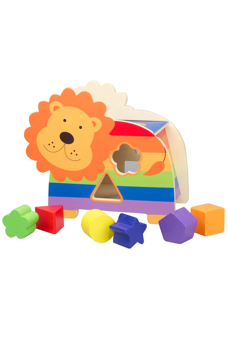 ORANGE TREE TOYS Shape Sorter Lion, Main, color, Multicolored