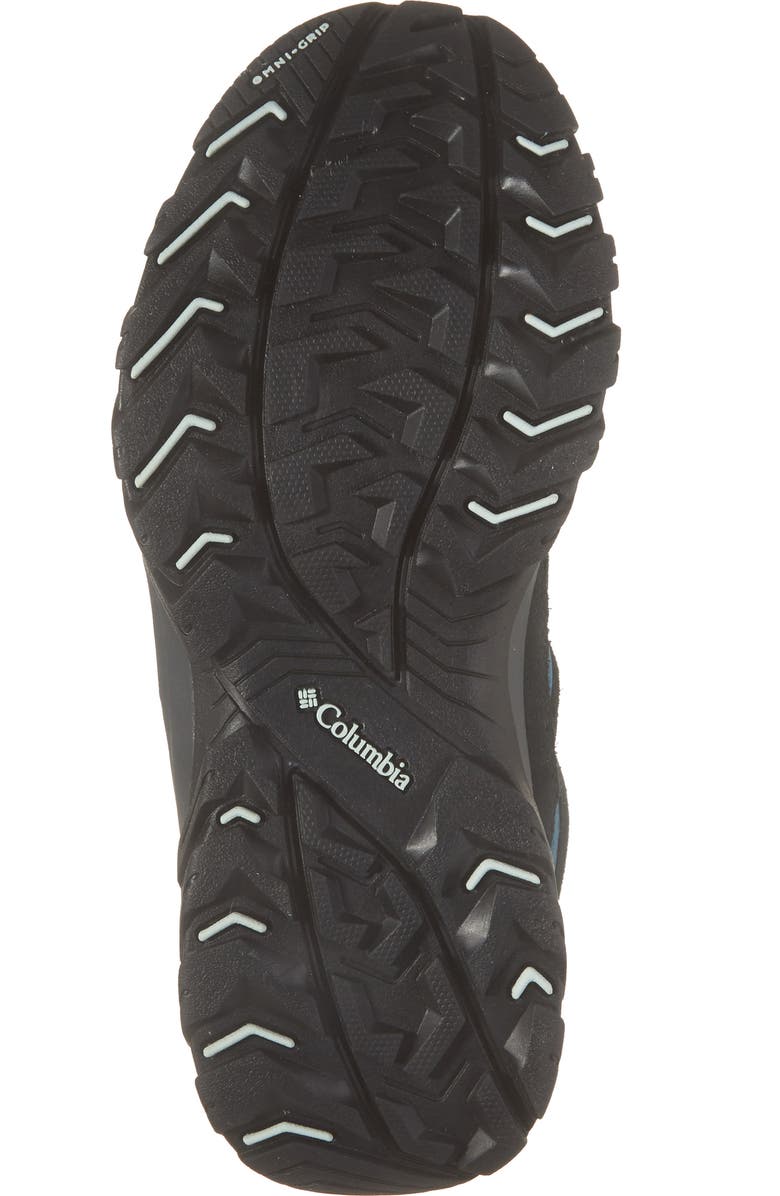 Columbia Crestwood Hiking Shoe, Alternate, color, Black/ Skylight