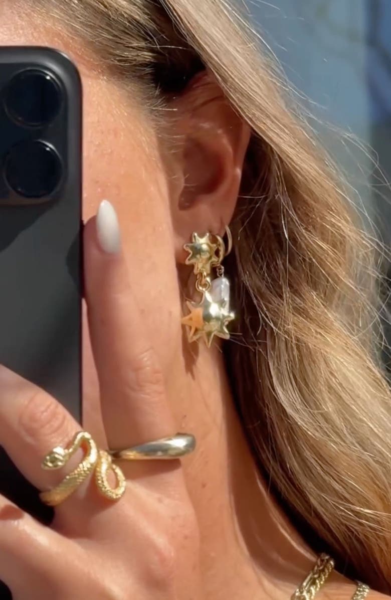 Child of Wild Solana Drop Earrings, Alternate, color, Gold