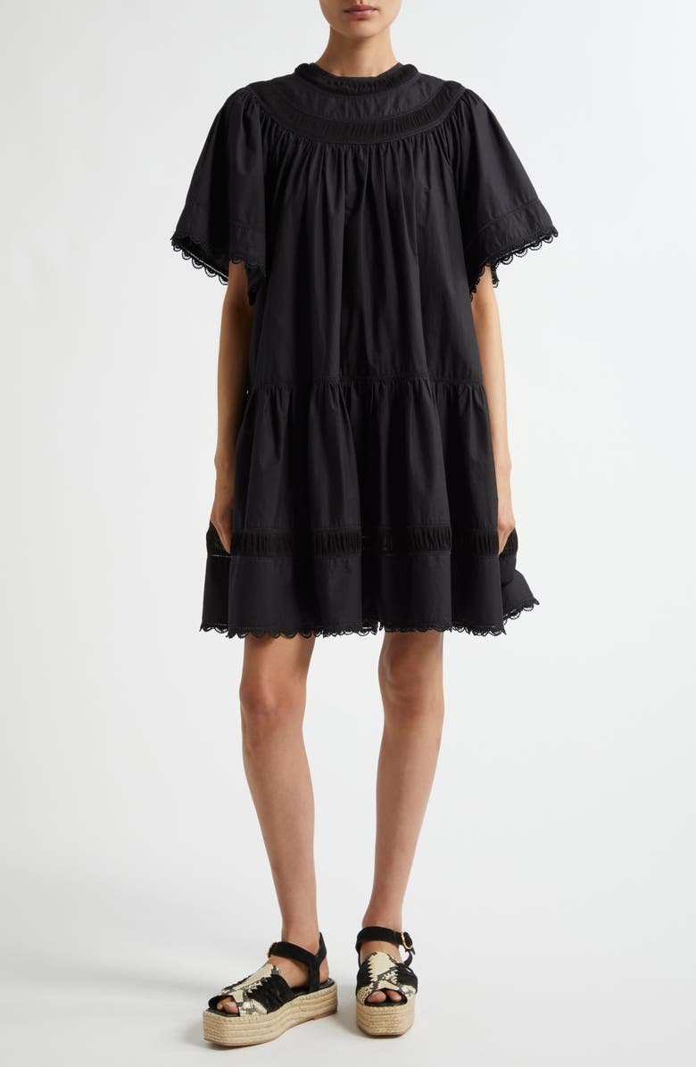 Ulla Johnson Oumi Cotton Shift Dress, Main, color, 