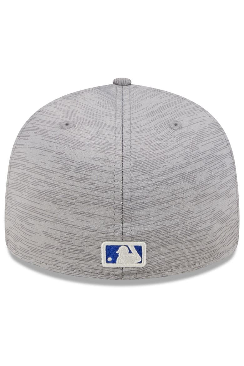 Men's New Era  Gray Toronto Blue Jays 2024 Clubhouse Low Profile 59FIFTY Fitted Hat, Alternate, color, Heather Gray