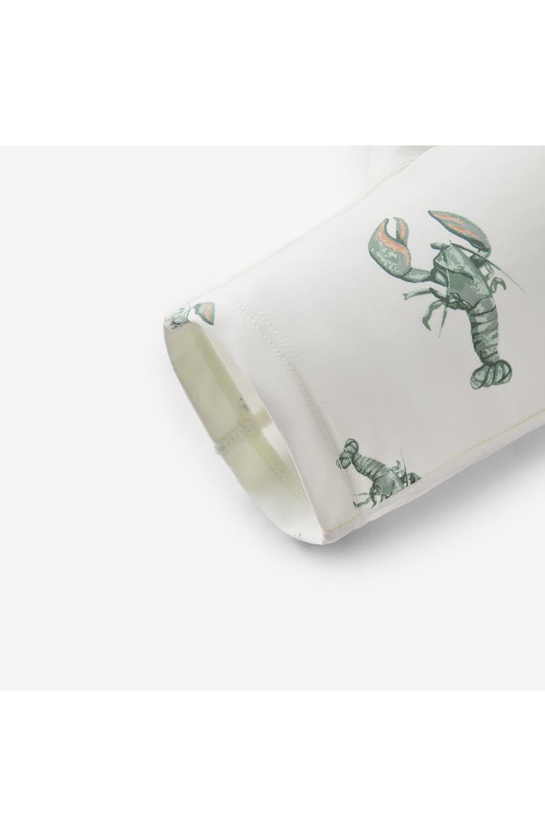 Milkbarn Zipper Shortall Swimsuit, Alternate, color, Mint Lobster