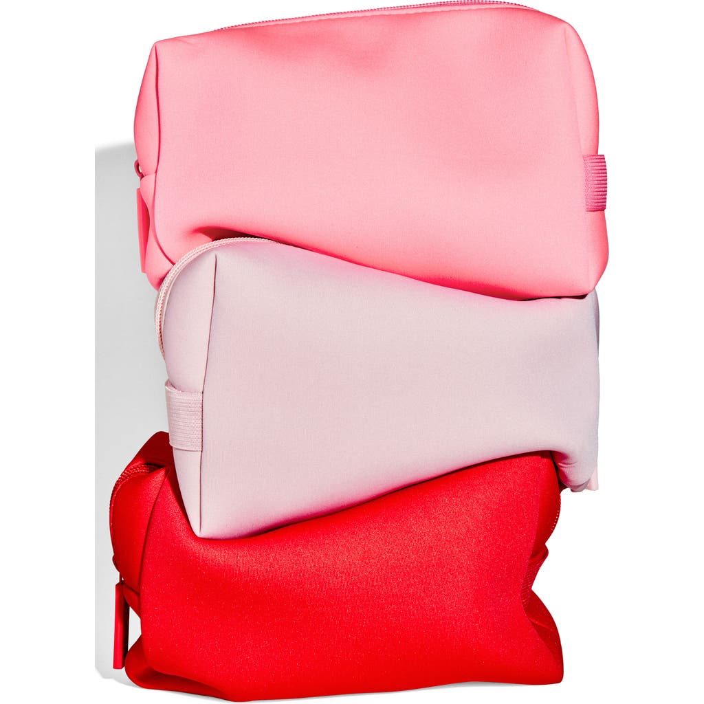 Baublebar Take It Away Set Of 3 Storage Pouches In Pink