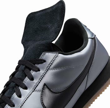 ☆Nike☆ Cortez Leather SE M llic Cool Grey Black Dark B Nike Cortez Leather SE 'Metallic Cool Grey/Black' Soccer