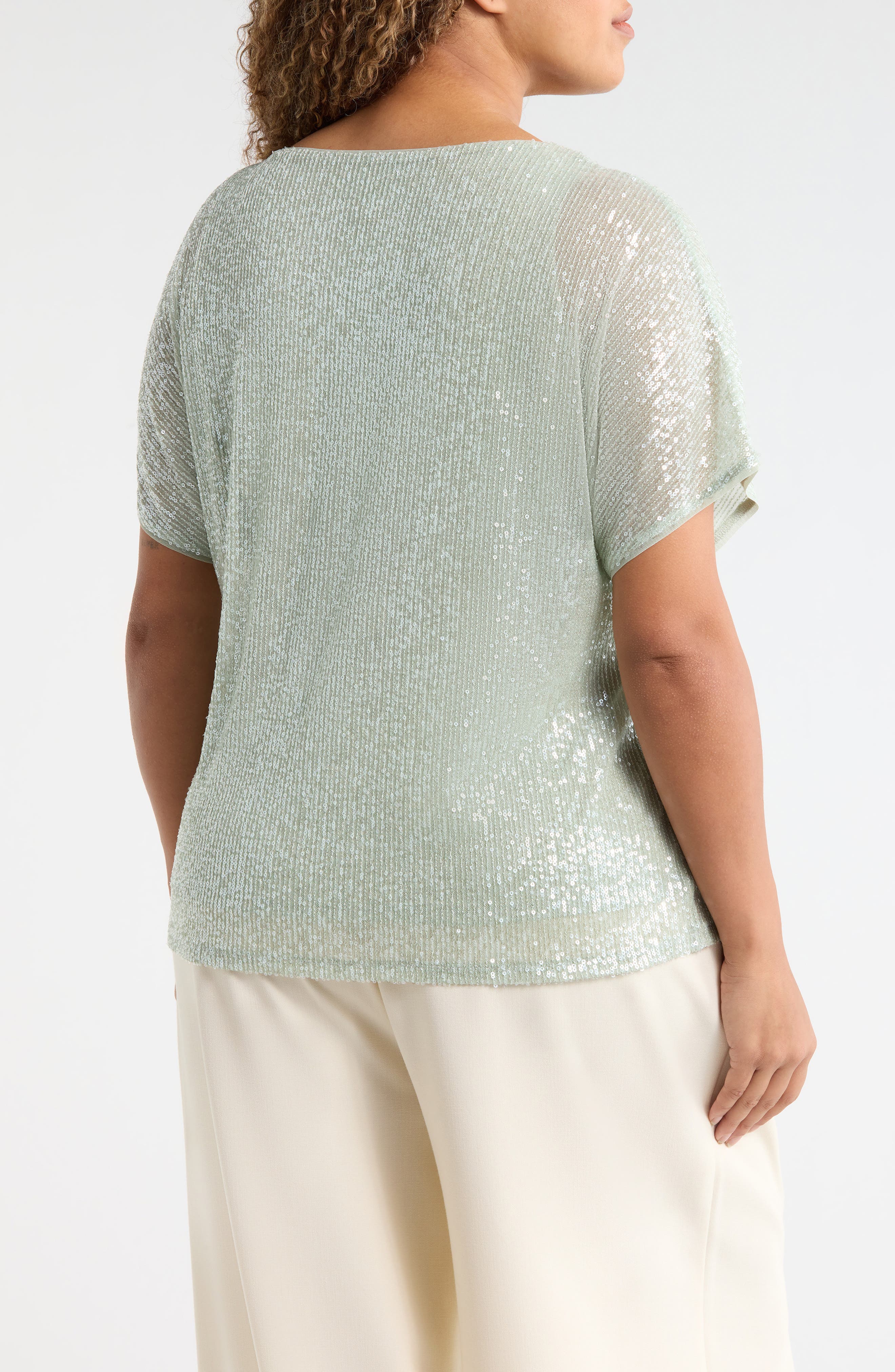 Sequin Dolman T-Shirt - image 2