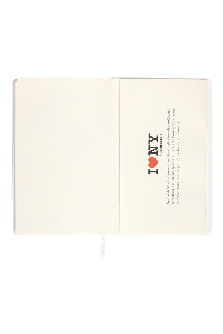 Large Ruled Hardcover I Love New York Notebook, Alternate, color, WHITE