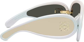 Anagram 140mm Mirrored Shield Sunglasses