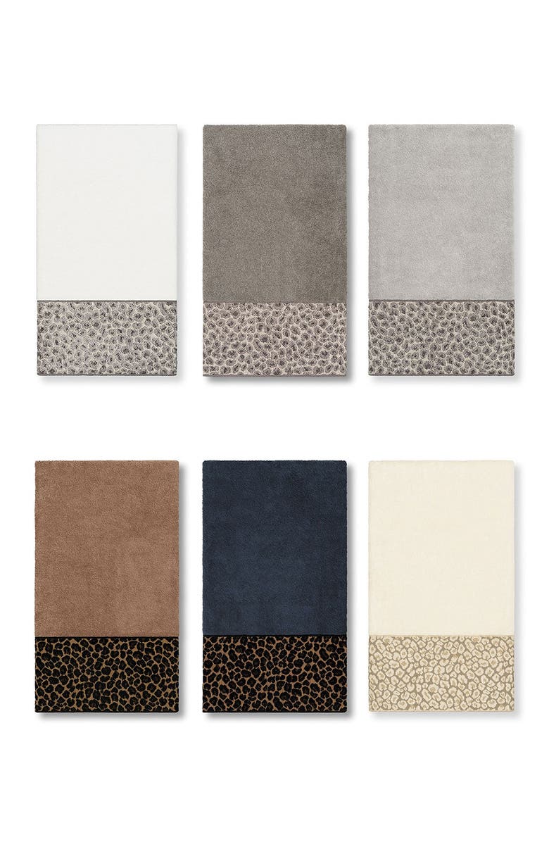 Linum Home Textiles Spots Embellished Bath Towel - Light Grey, Alternate, color, Light Grey