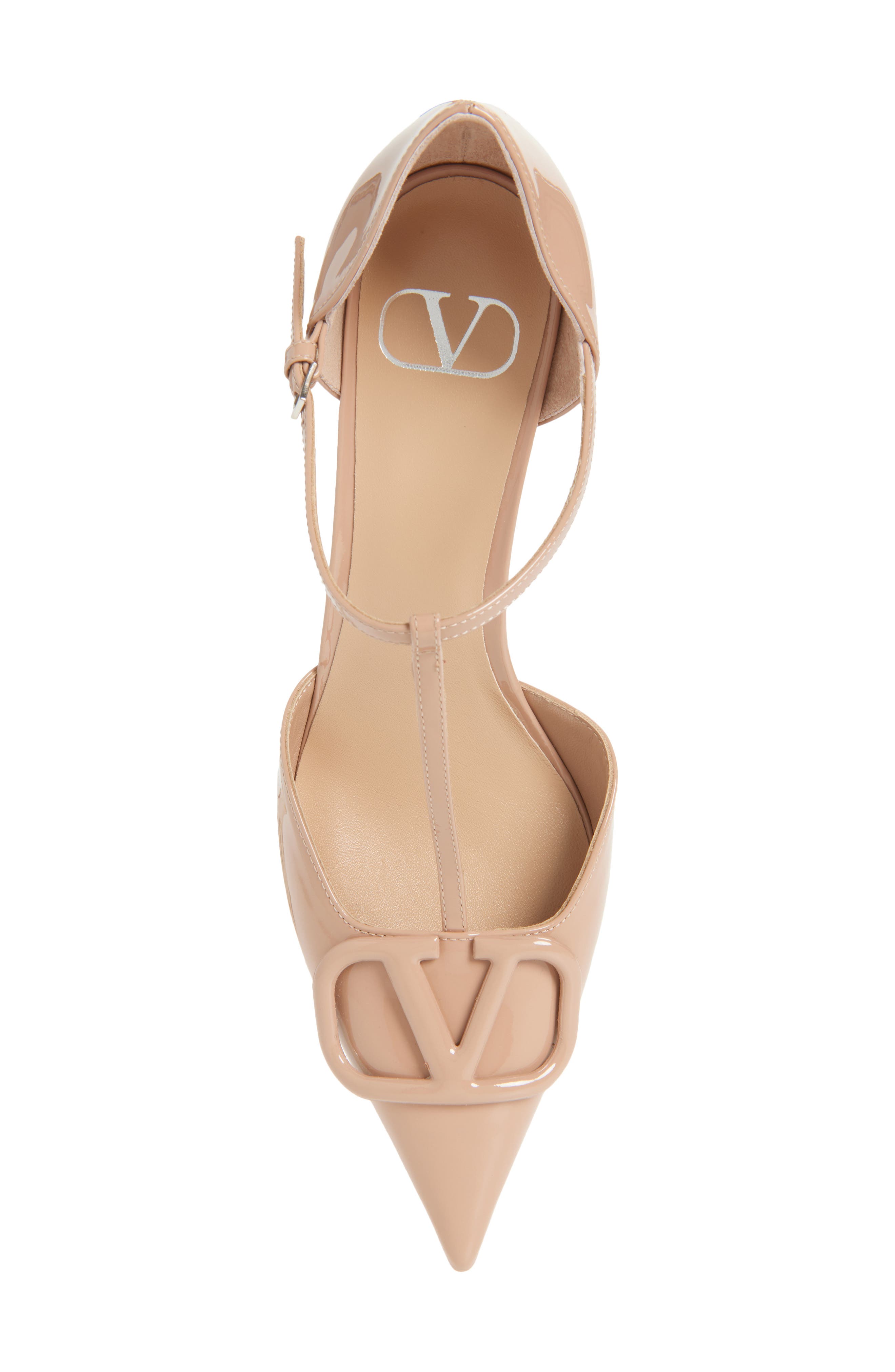Valentino Garavani VLOGO T-Strap d
Orsay Pump, Alternate, color, Dusty Rose