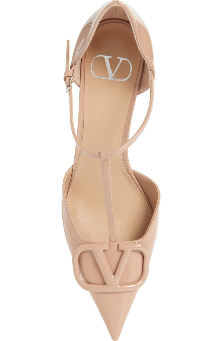Valentino Garavani VLOGO T-Strap d
Orsay Pump, Alternate, color, Dusty Rose