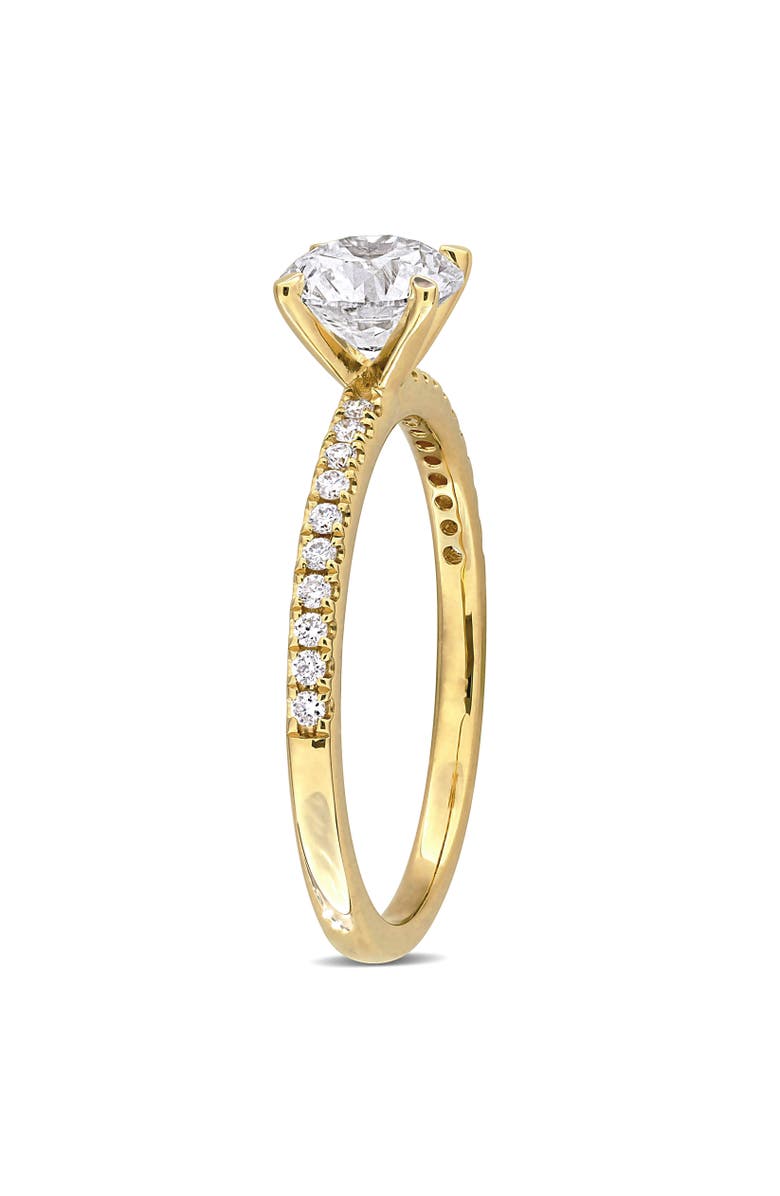 Julianna B. 1-1/6 CTW Lab-Grown Diamond Solitaire Ring 14k, Alternate, color, Yellow Gold