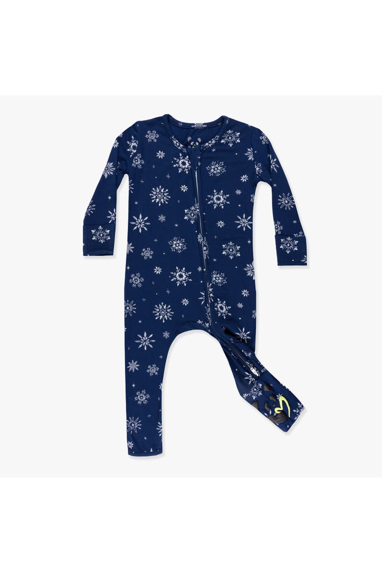 Baby Snowflake Convertible Footie, Main, color, Snowflake