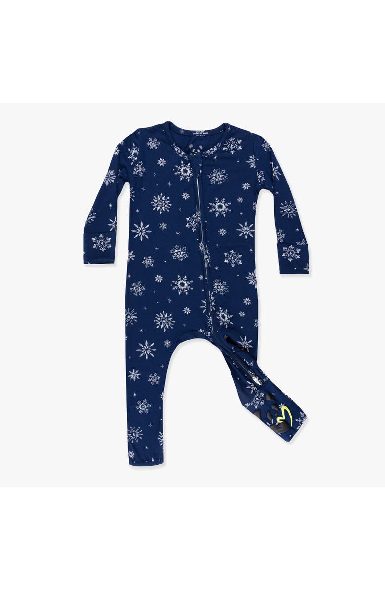 Bellabu Bear Baby Snowflake Convertible Footie, Main, color, Snowflake