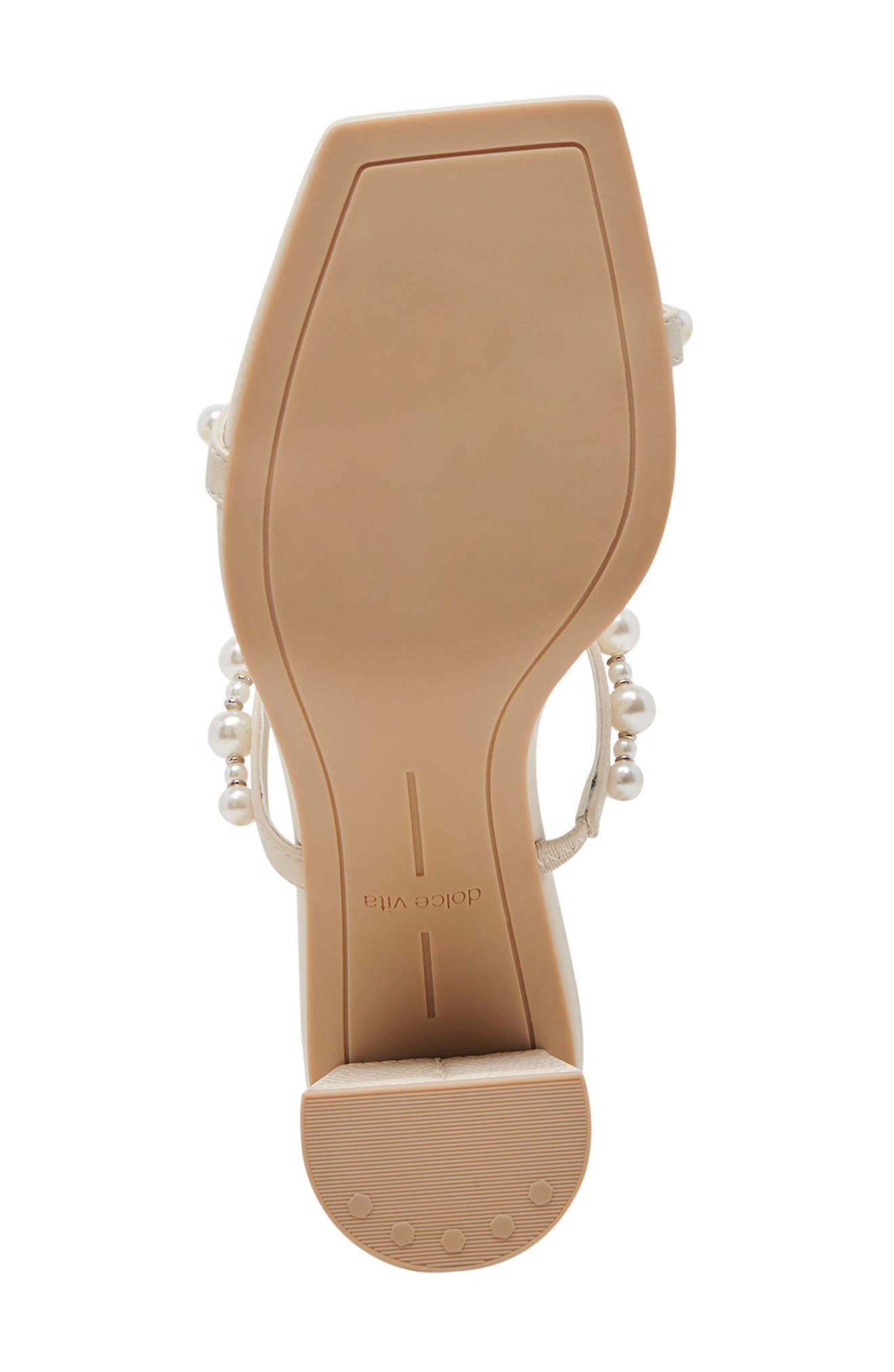Dolce Vita Perna Imitation Pearl Slide Sandal, Alternate, color, Ivory Pearls