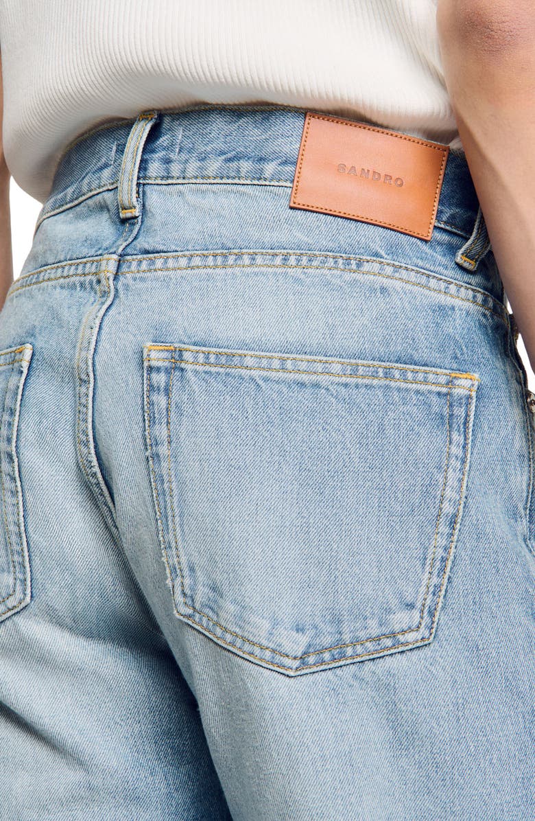 SANDRO Regular jeans, Alternate, color, Light Blue - Denim