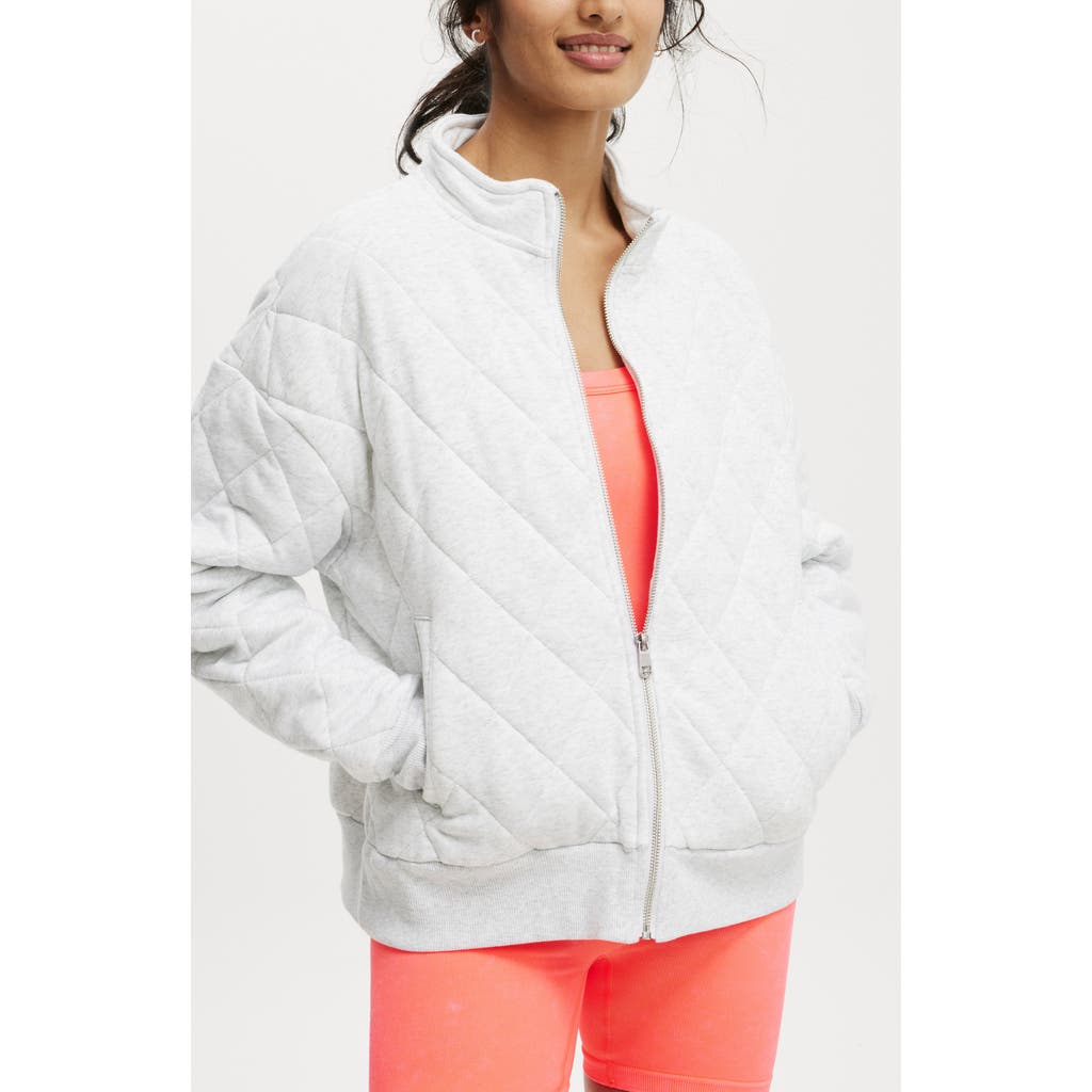 COTTON ON BODY COTTON ON BODY ACTIVE QUILTED ZIP THROUGH