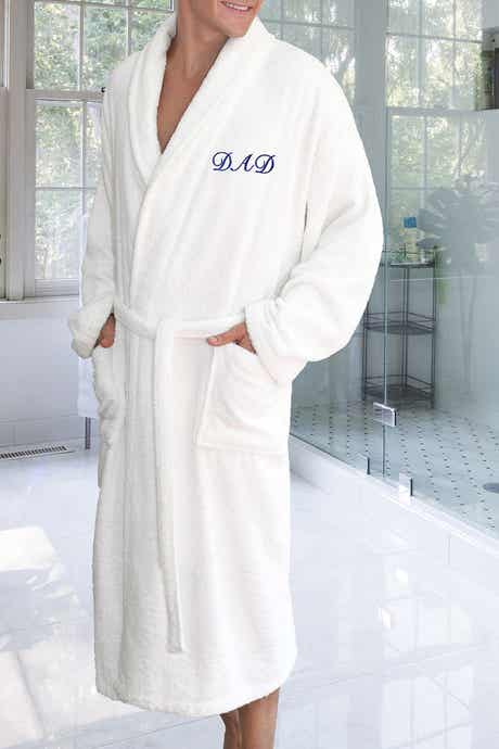 Linum Home Textiles Terry Embroidered Bathrobe