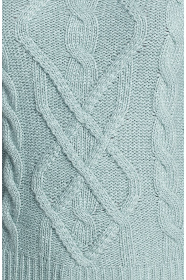 Cable Knit Sweater, Alternate, color, BLUE TOURMALINE