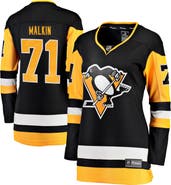 FANATICS Women's Fanatics Evgeni Malkin Black Pittsburgh Penguins Home Breakaway Player Jersey