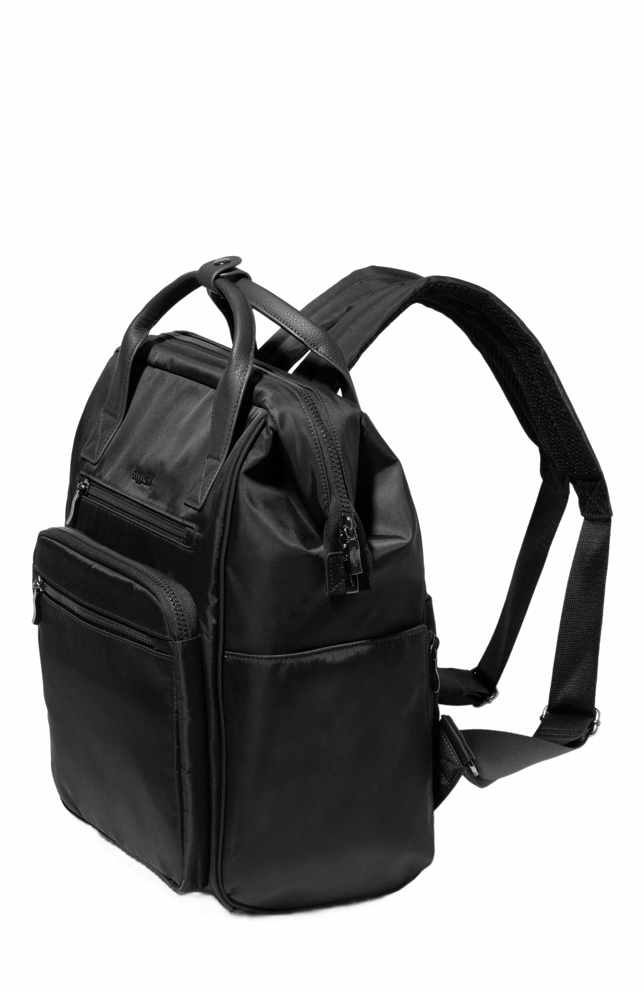 BAGGALLINI Chelsea Laptop Backpack, Alternate, color, Black Twill