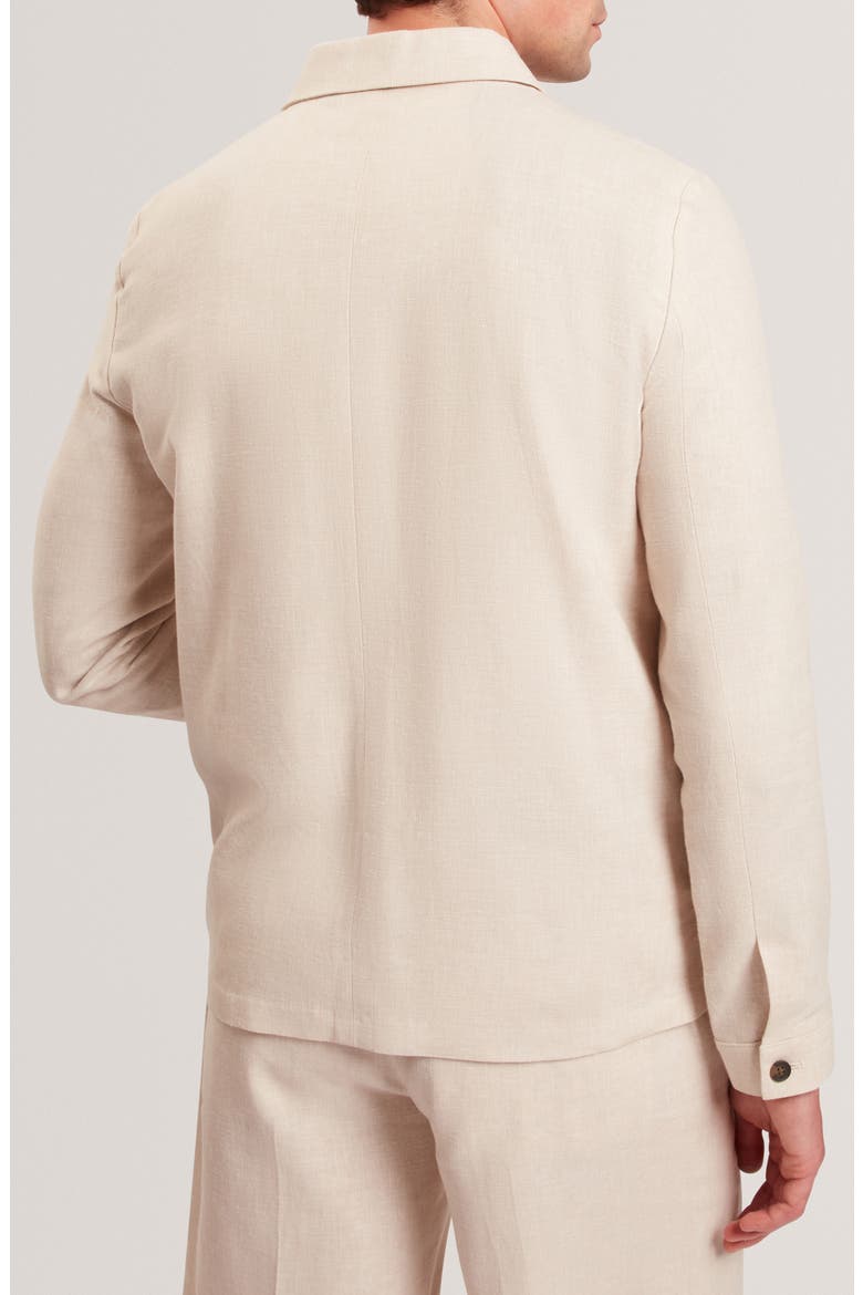 Ashley Linen & Cotton Jacket, Alternate, color, STONE