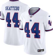 Nike Men's Nike Cam Skattebo White New York Giants Vintage White Vapor Untouchable Stitched Limited Jersey