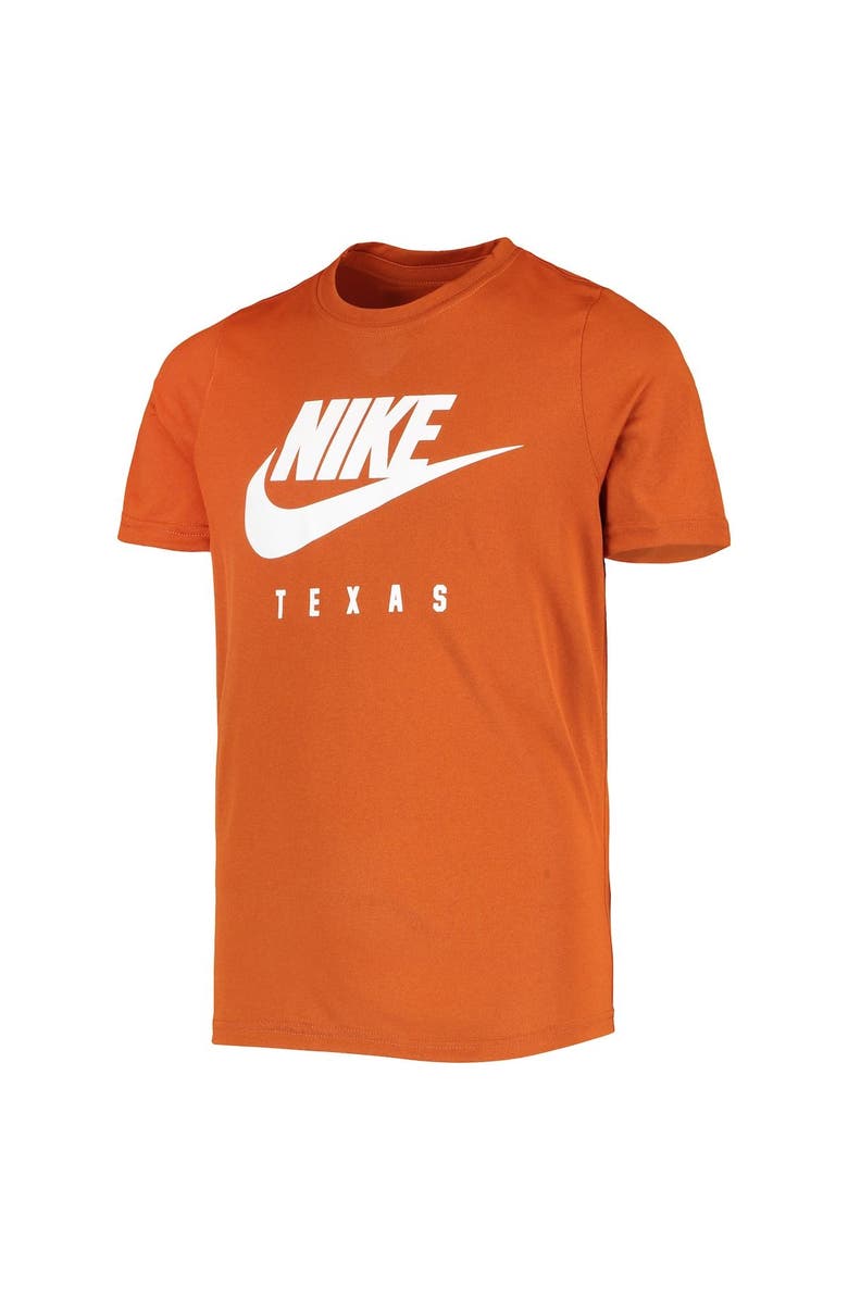 Nike Youth Nike Texas Orange Texas Longhorns Essential Futura Team Performance T-Shirt, Alternate, color, 