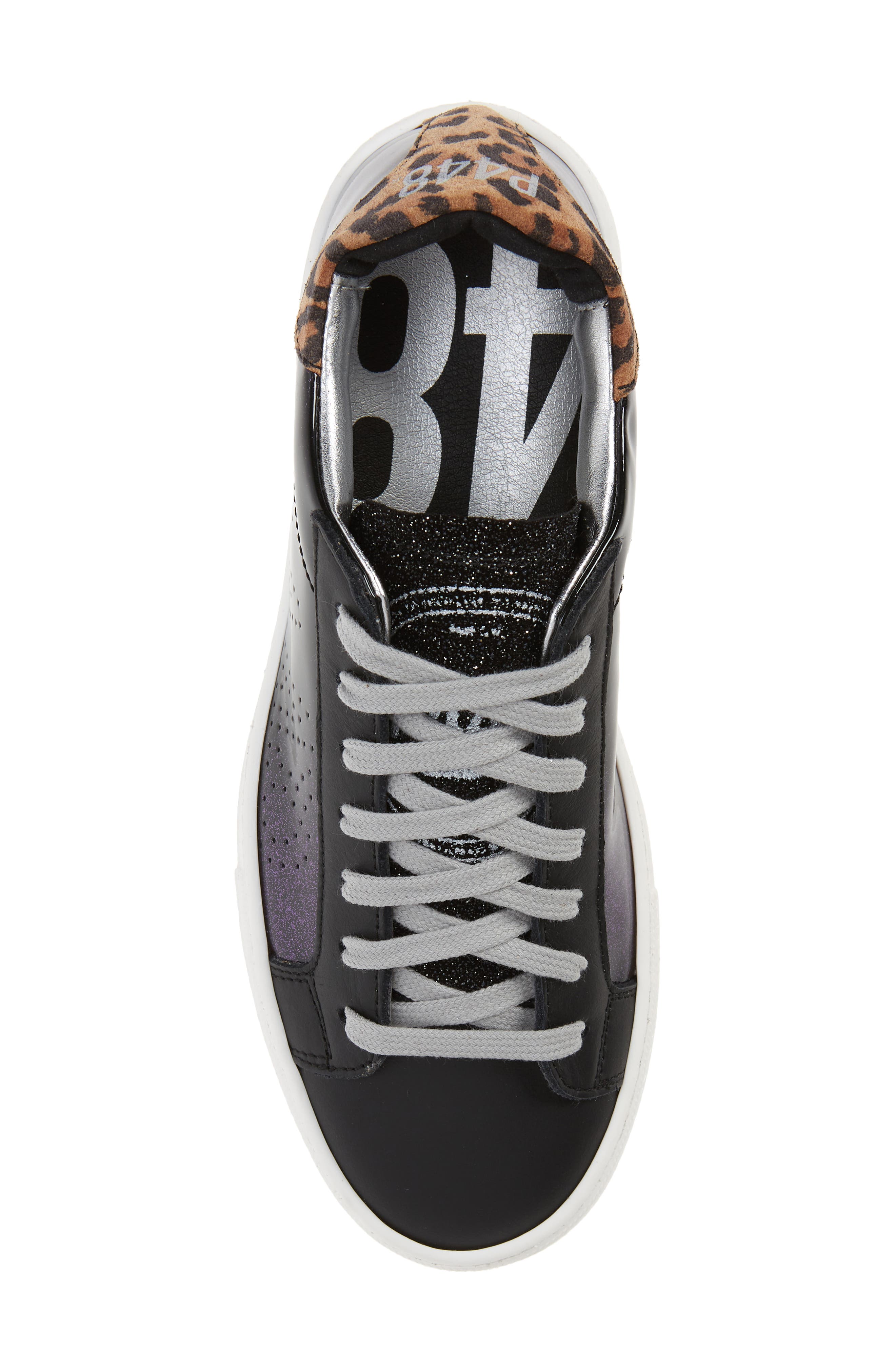 P448 Thea Glitter Platform Sneaker, Alternate, color, 