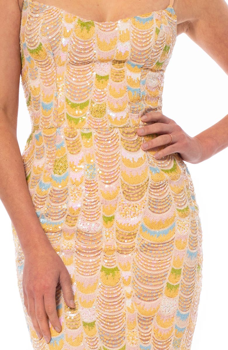 HELSI Hayden Sequin Sheath Cocktail Dress, Alternate, color,