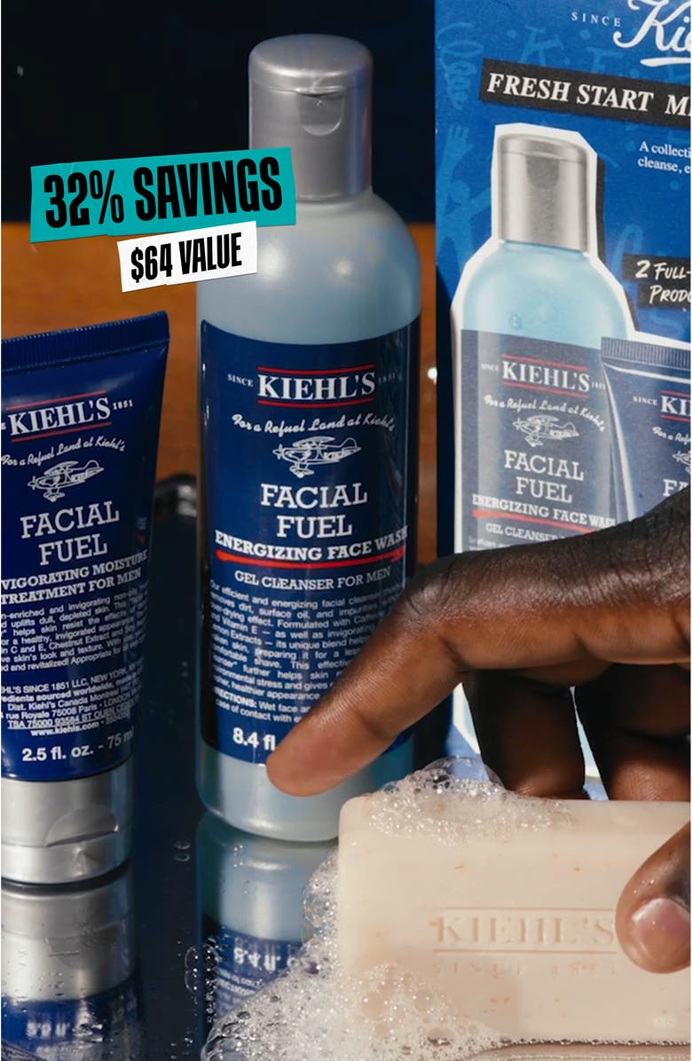 Kiehl's Since 1851 Men's Energizing Essentials Gift Set $70 Value, Alternate, color,