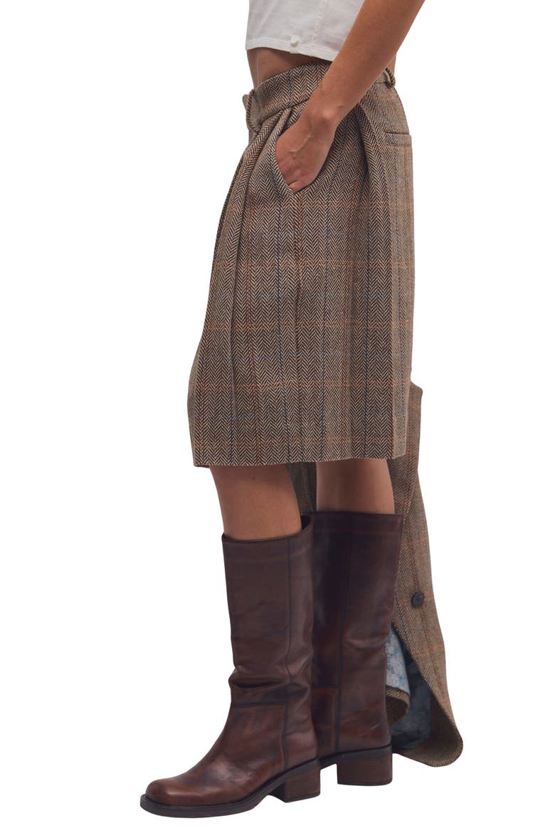 Early Start Trouser Shorts, Alternate, color, BROWN