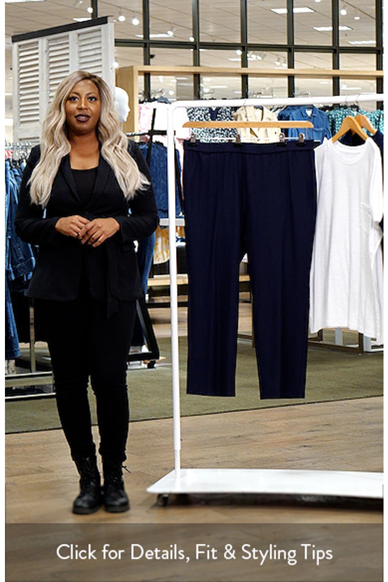 Stretch Crepe Kick Flare Ankle Pants video