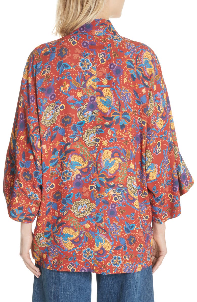 Elizabeth and James Drew Crop Sleeve Kimono, Alternate, color,