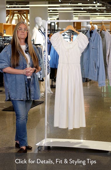 Quinn Organic Cotton Poplin Maxi Dress