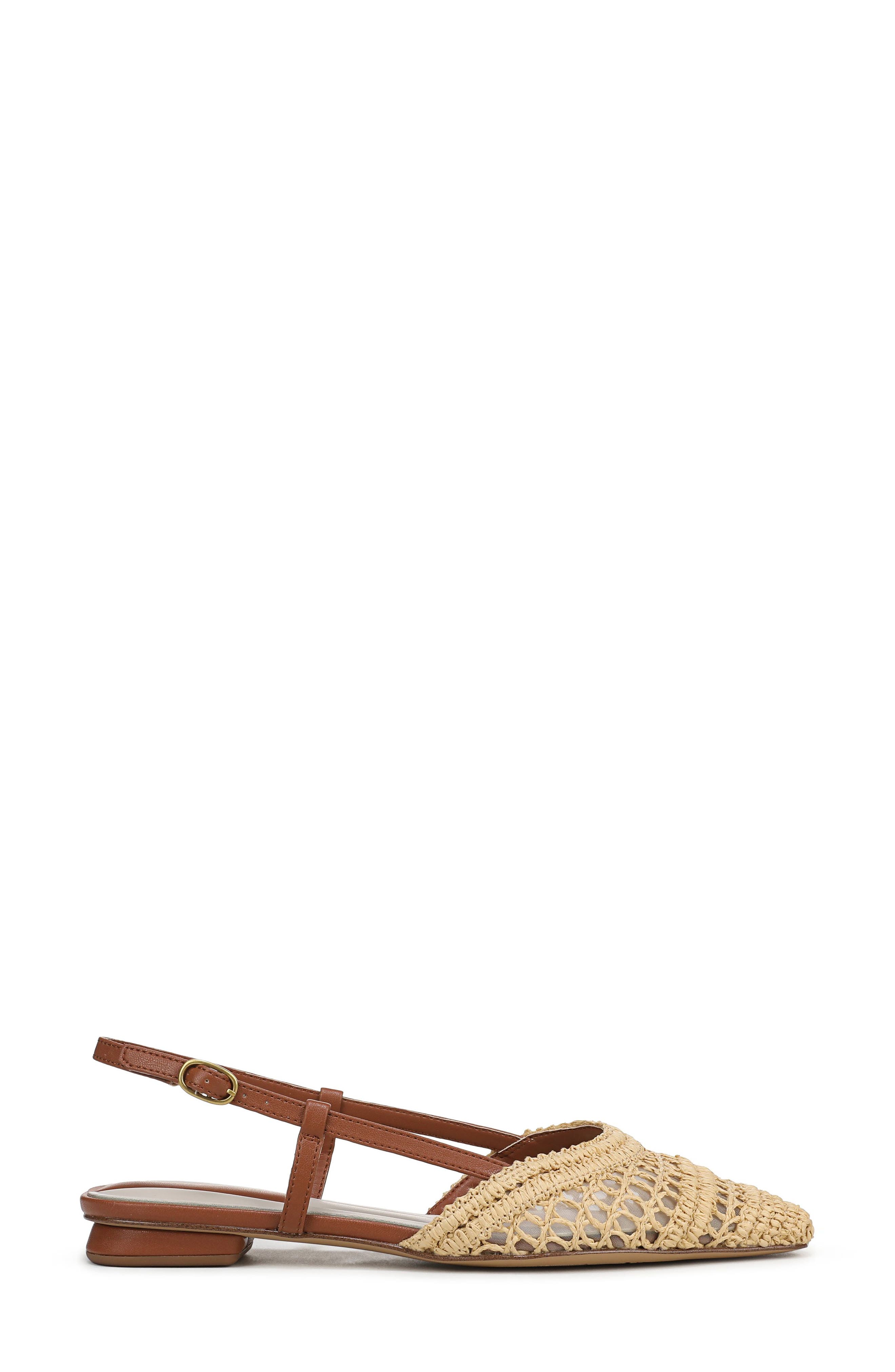 Riona Slingback Flat, Alternate, color, BROWN MULTI