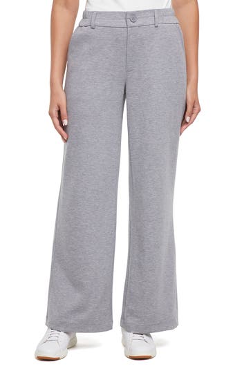 Three Dots Rachelle Flare Pants In Gray