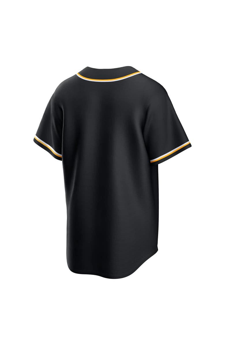 Nike Men's Nike  Pittsburgh Pirates Fashion Replica Black Out Jersey, Alternate, color, Black
