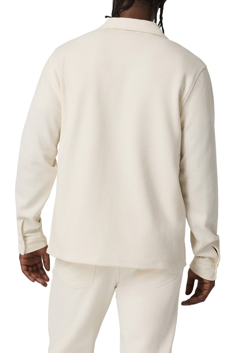 Waffle Shirt Jacket, Alternate, color, NATURAL