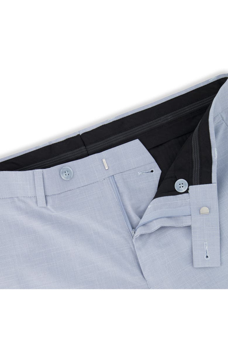 Victor Emmanuel Flat Front Dress Pants, Alternate, color, Light Blue