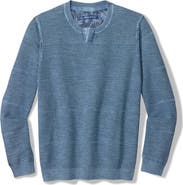 Tommy Bahama Saltwater Tide Abaco Cotton Split Neck Sweater