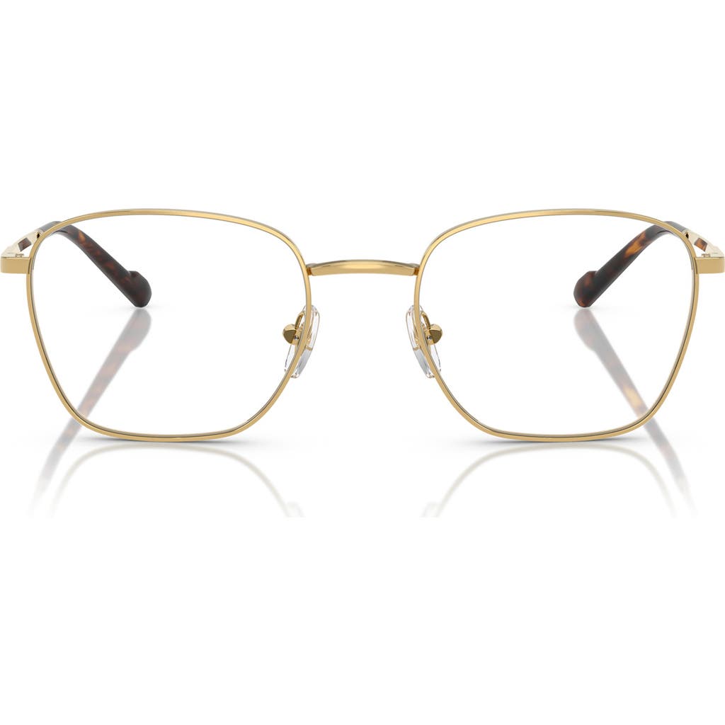 Vogue 53mm Pillow Optical Glasses In Gold