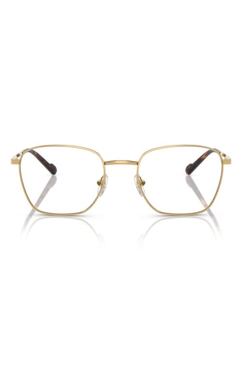 Vogue 51mm Pillow Optical Glasses In Gold
