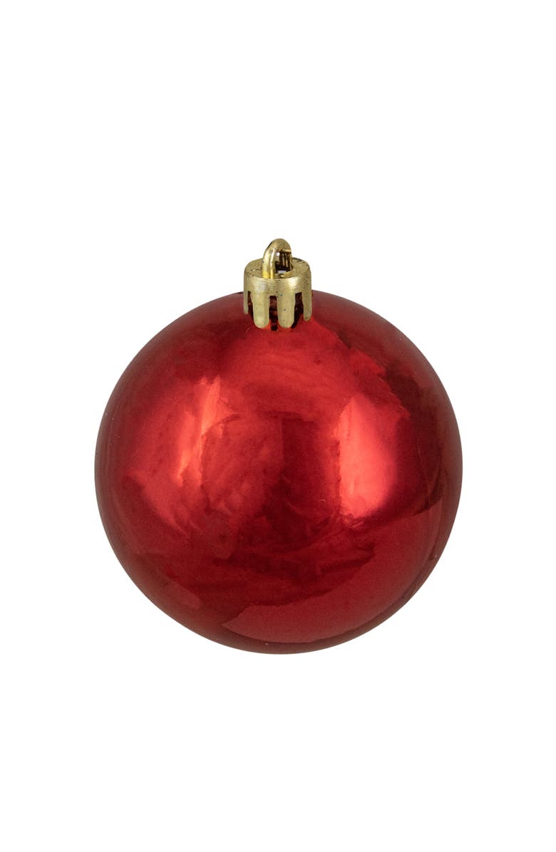 Northlight 12ct Red and Silver Shatterproof Shiny and Matte Christmas Ball Ornaments 2.25", Alternate, color,