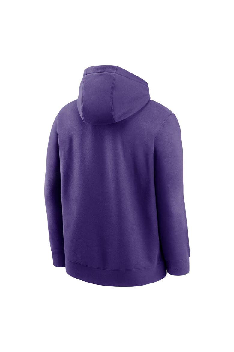 Men's Nike Purple Minnesota Vikings Club Logo Pullover Hoodie, Alternate, color, Purple