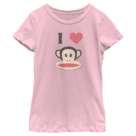 Girl's Paul Frank Distressed I Heart Julius  Graphic T-Shirt