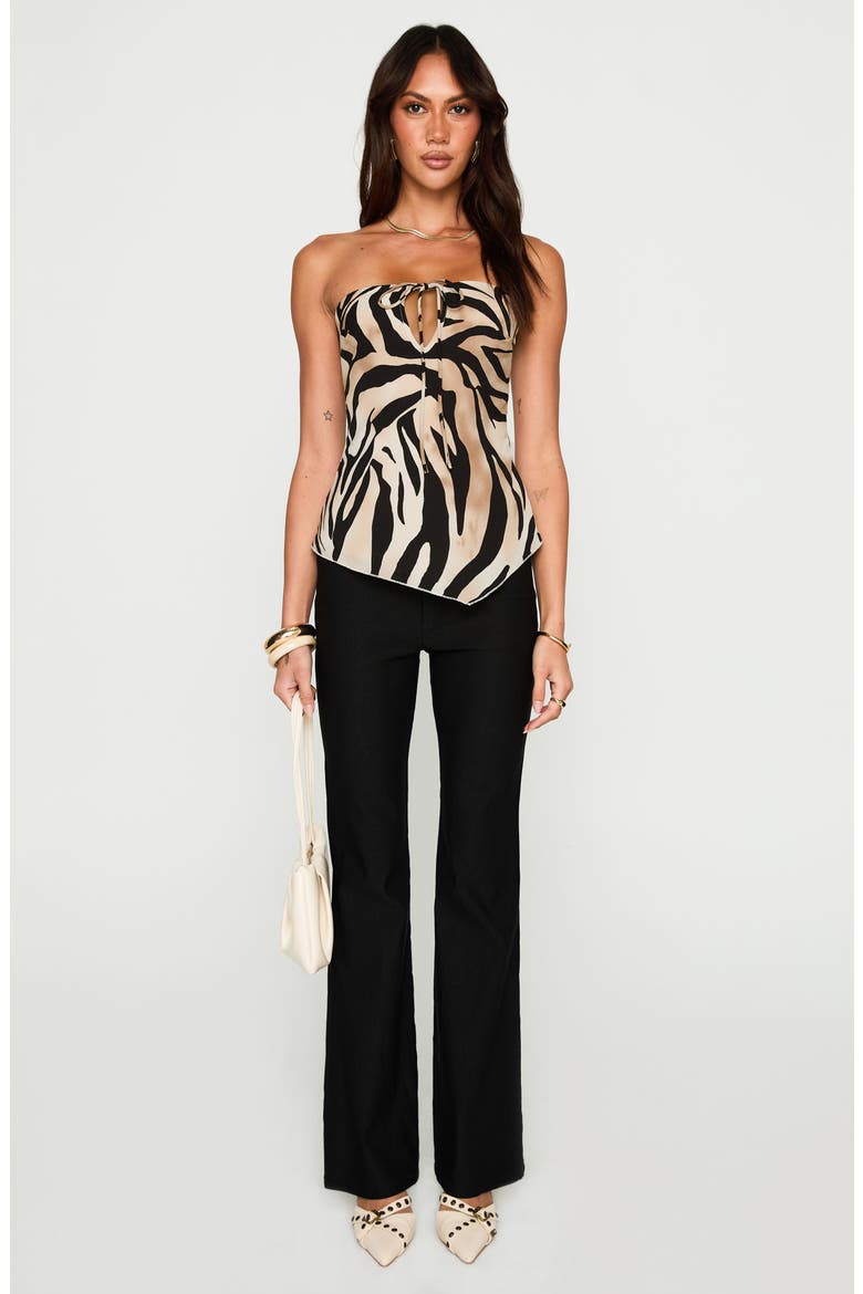 I Wonder Strapless Top, Alternate, color, TIGER