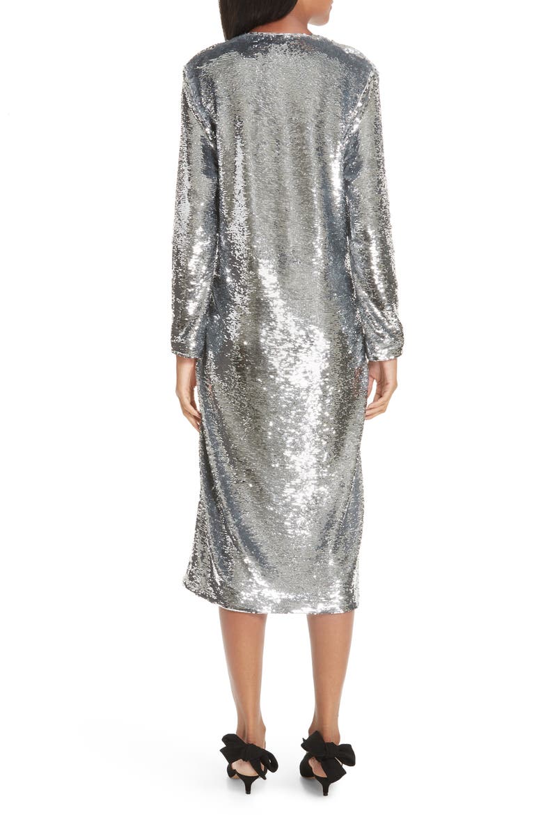 Sequin Dress, Alternate, color, SILVER 018