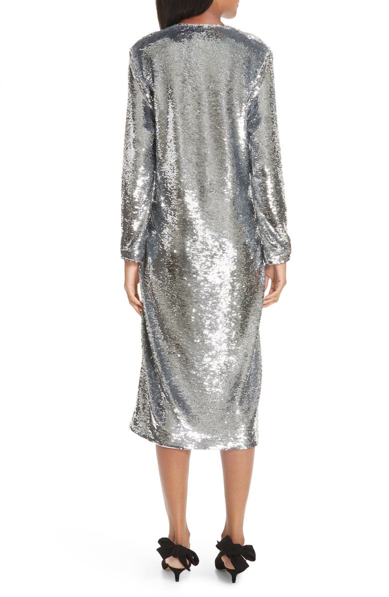 Ganni Sequin Dress, Alternate, color,